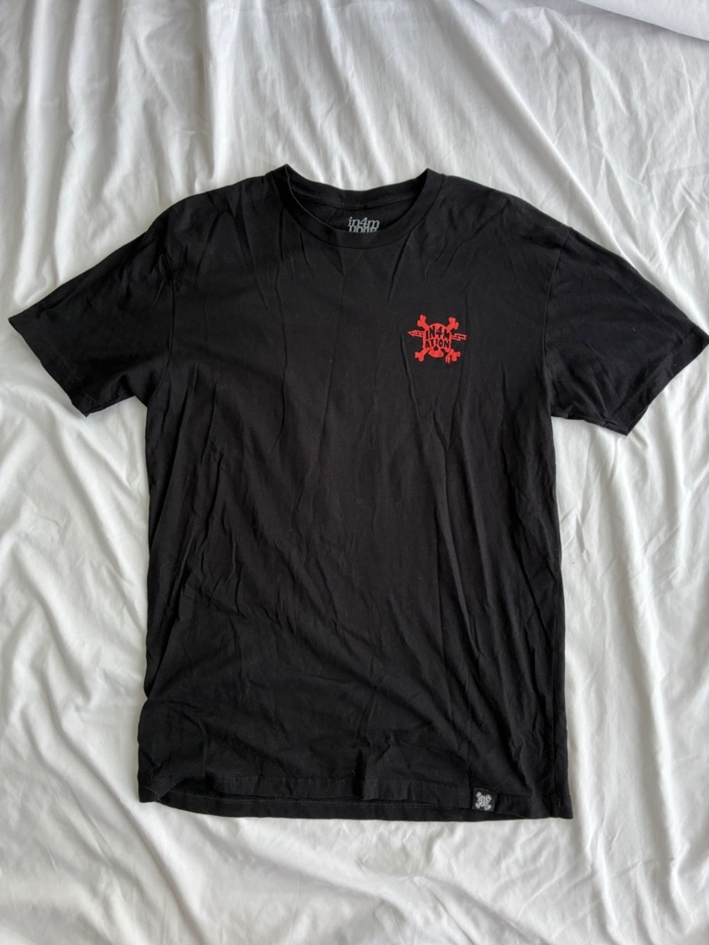 In4mation Black Graphic T-Shirt